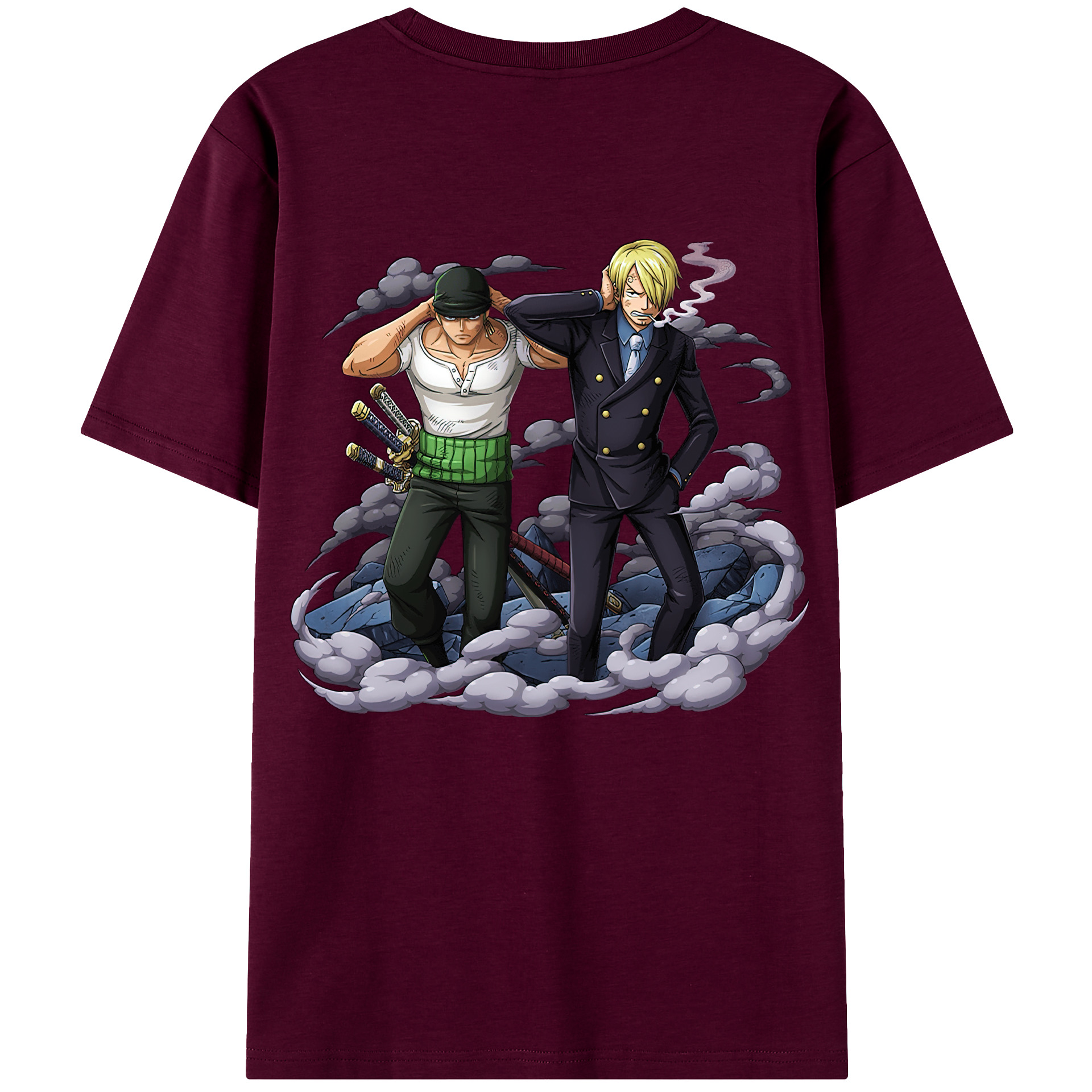 （画像用） ワンピース サンジ ONE PIECE Sanji レディース半袖Tシャツ(バックプリント)